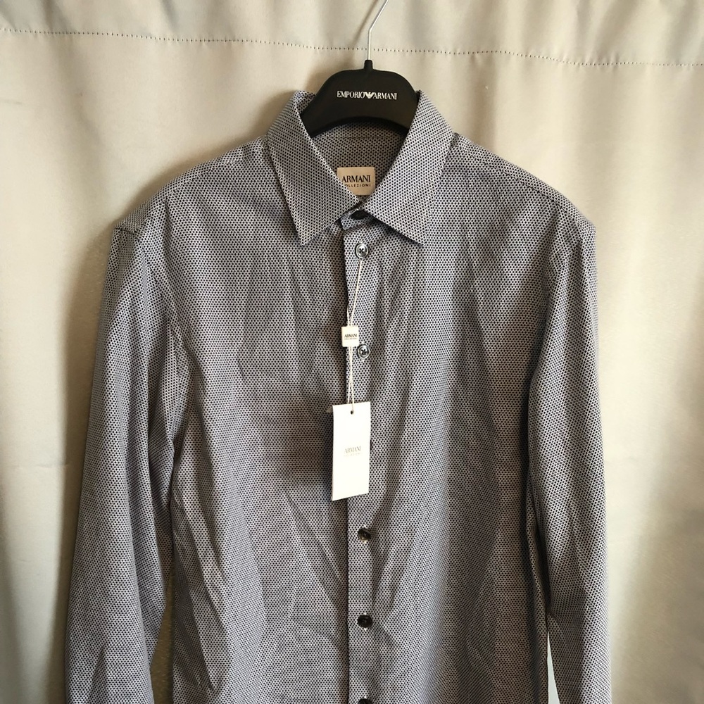 NWT Armani Collezioni Dress Shirt XS